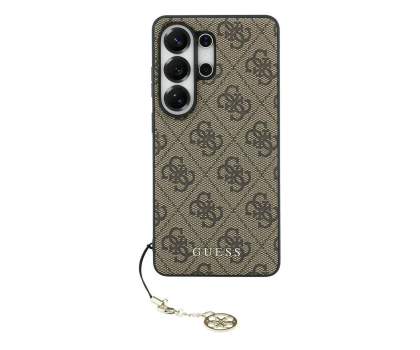 Etui do telefonów Guess Etui Classic Logo Charm MagSafe do Galaxy S26 Ultra brązowy
